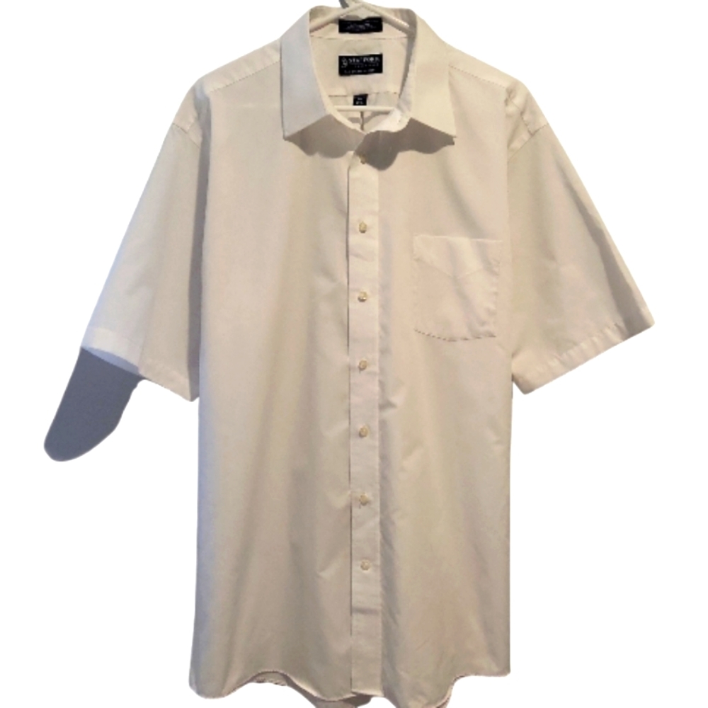 Stafford The Everyday Shirt Classic Fit short-sleeve button down shirt